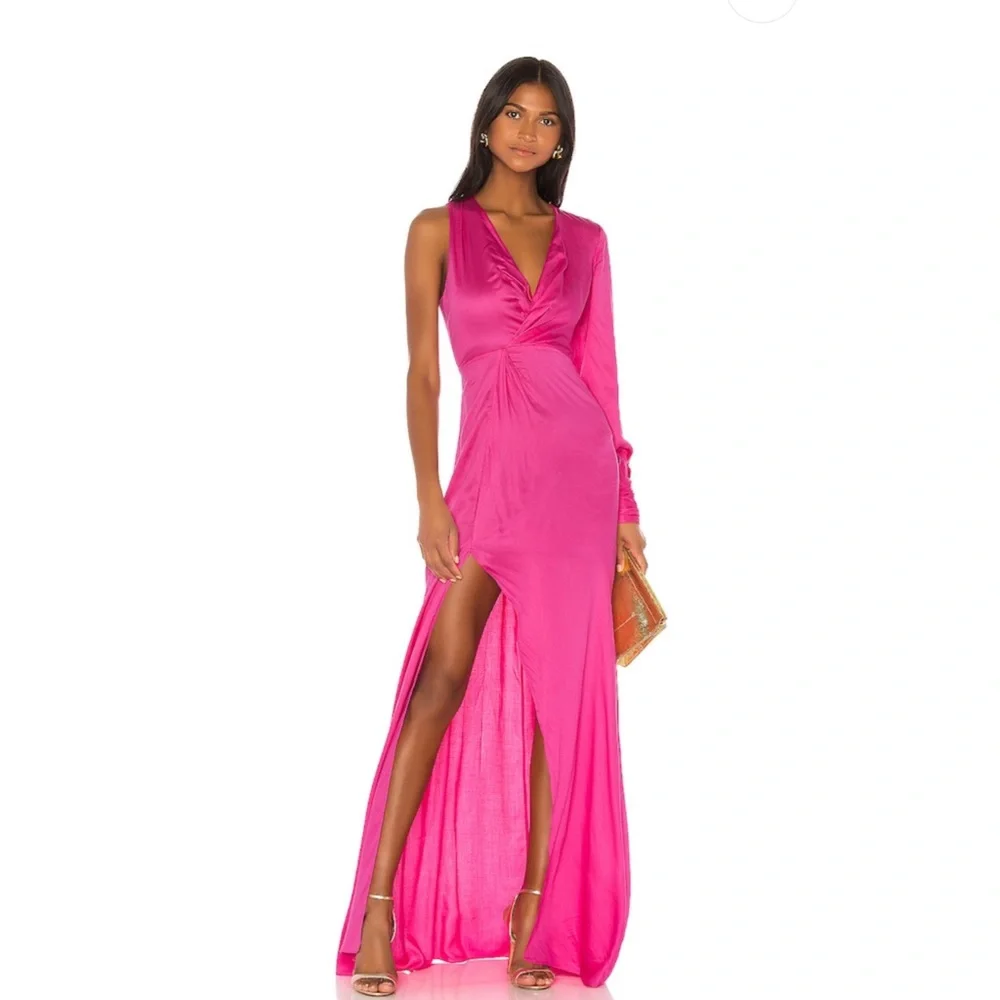 neon dress revolve NAVEN Revolve Neon Pink Lined Sleeveless Shift Twiggy Dress Size 4 NWT